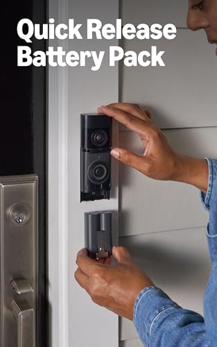 Detalle 1 de Ring Battery Doorbell 2K Plus (newest model) with Retinal 2K, 6x Zoom, Night Vision, and Quick Release Battery Pack