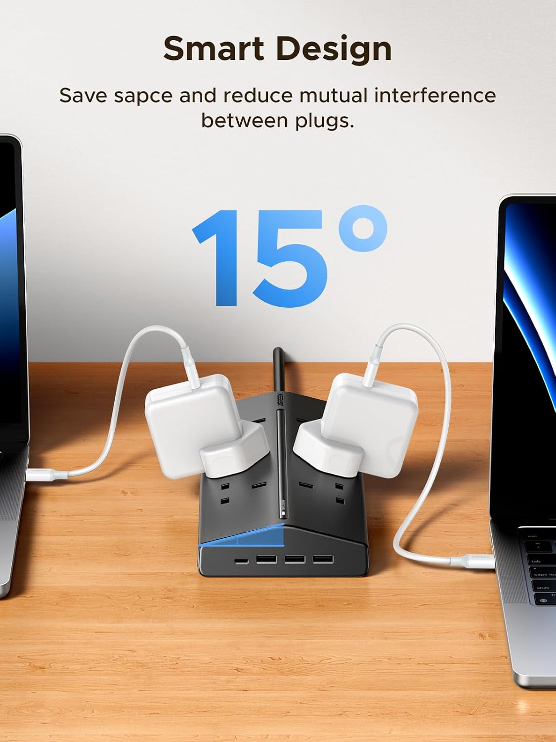 Thumbnail 5 de UGREEN Extension Lead with USB Slots