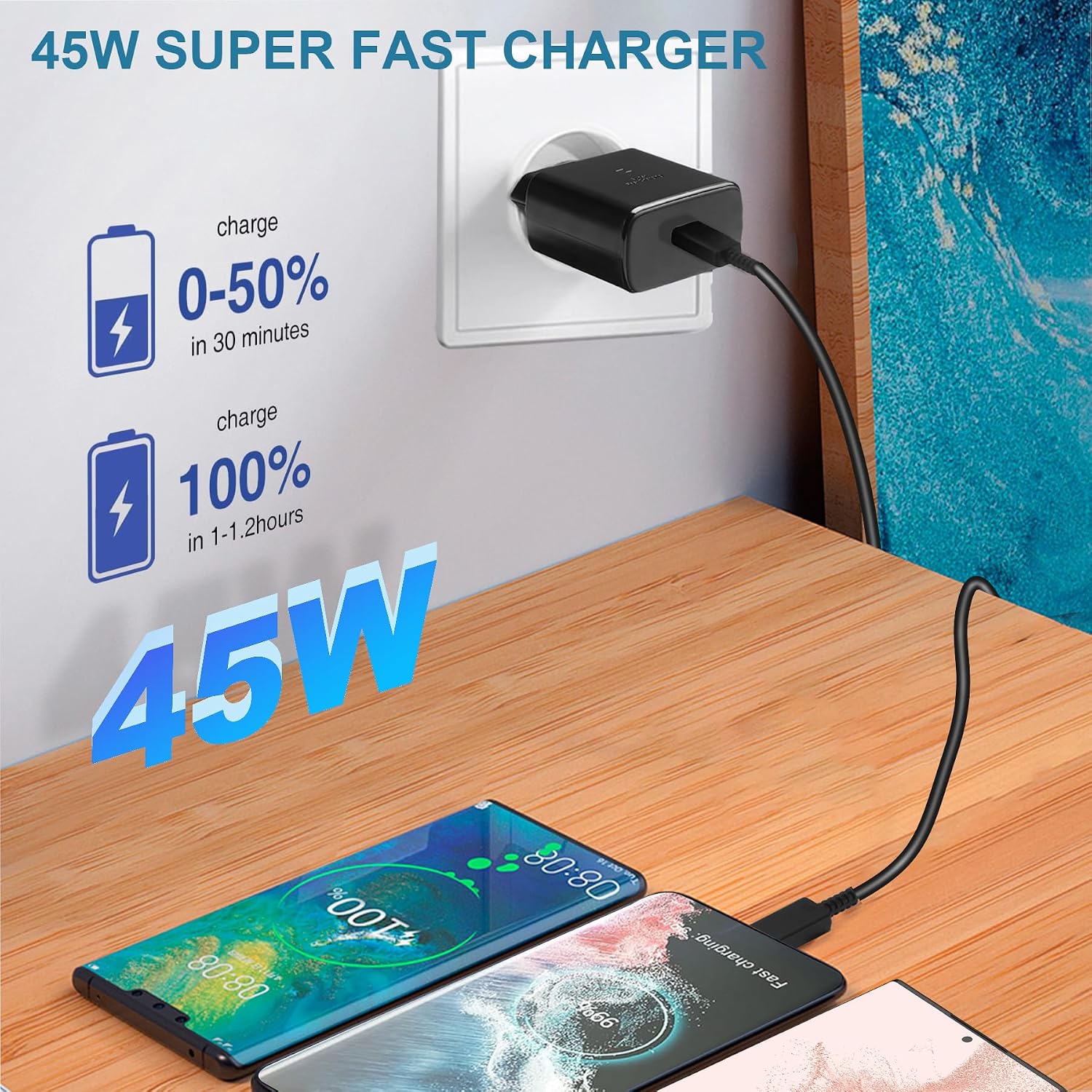 Thumbnail 2 de Samsung 45W USB-C Caricatore Super Fast