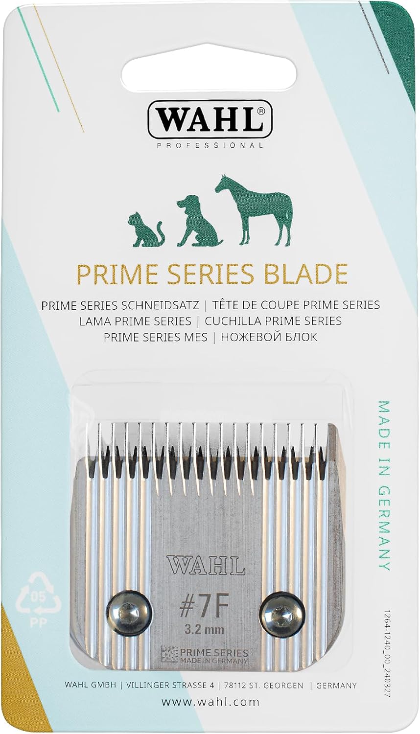 Detalle 1 de Wahl Prime Series Lames #7F, 3,2 mm — Jeu de Lames de remplacement universel pour tondeuses WAHL Snap-On
