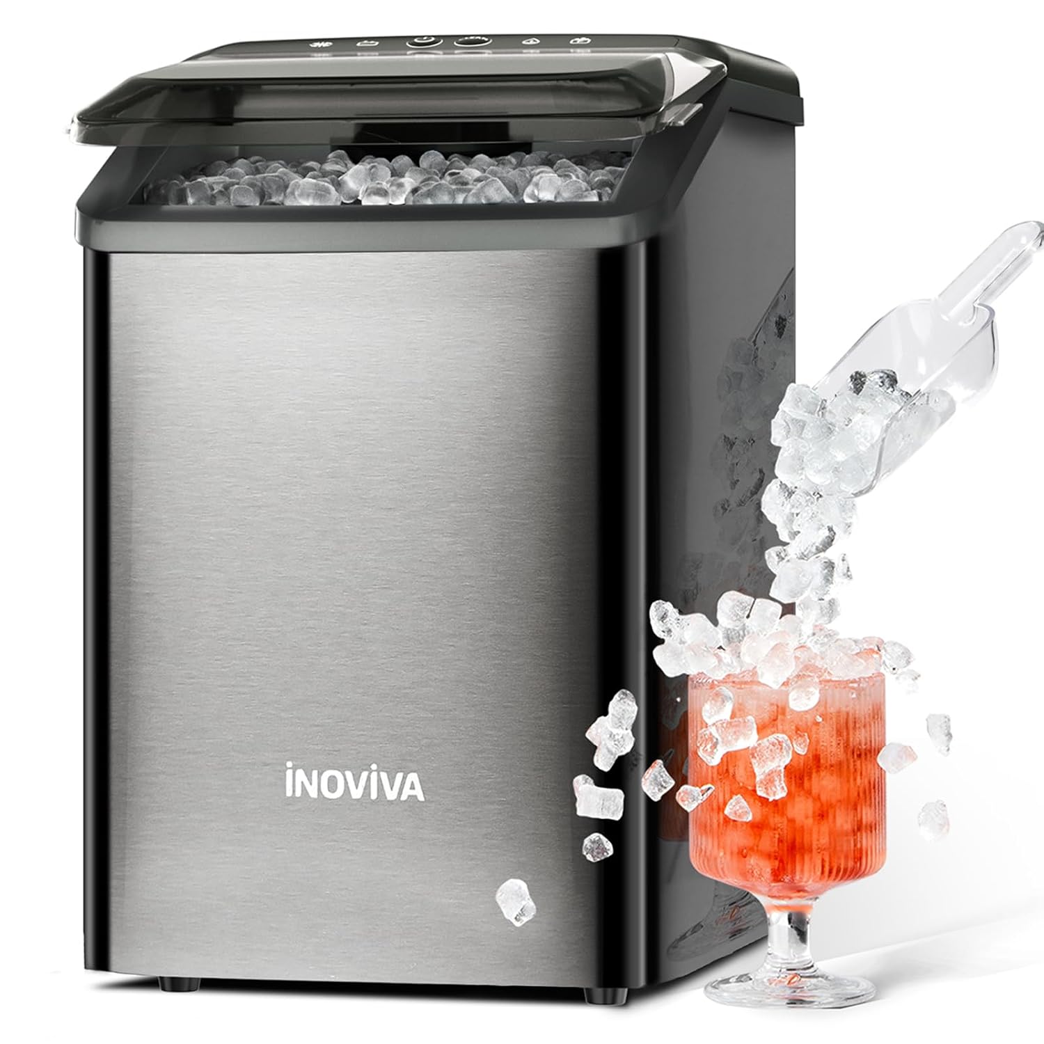 Detalle de Inoviva Nugget Ice Maker 40 lb/24 hr