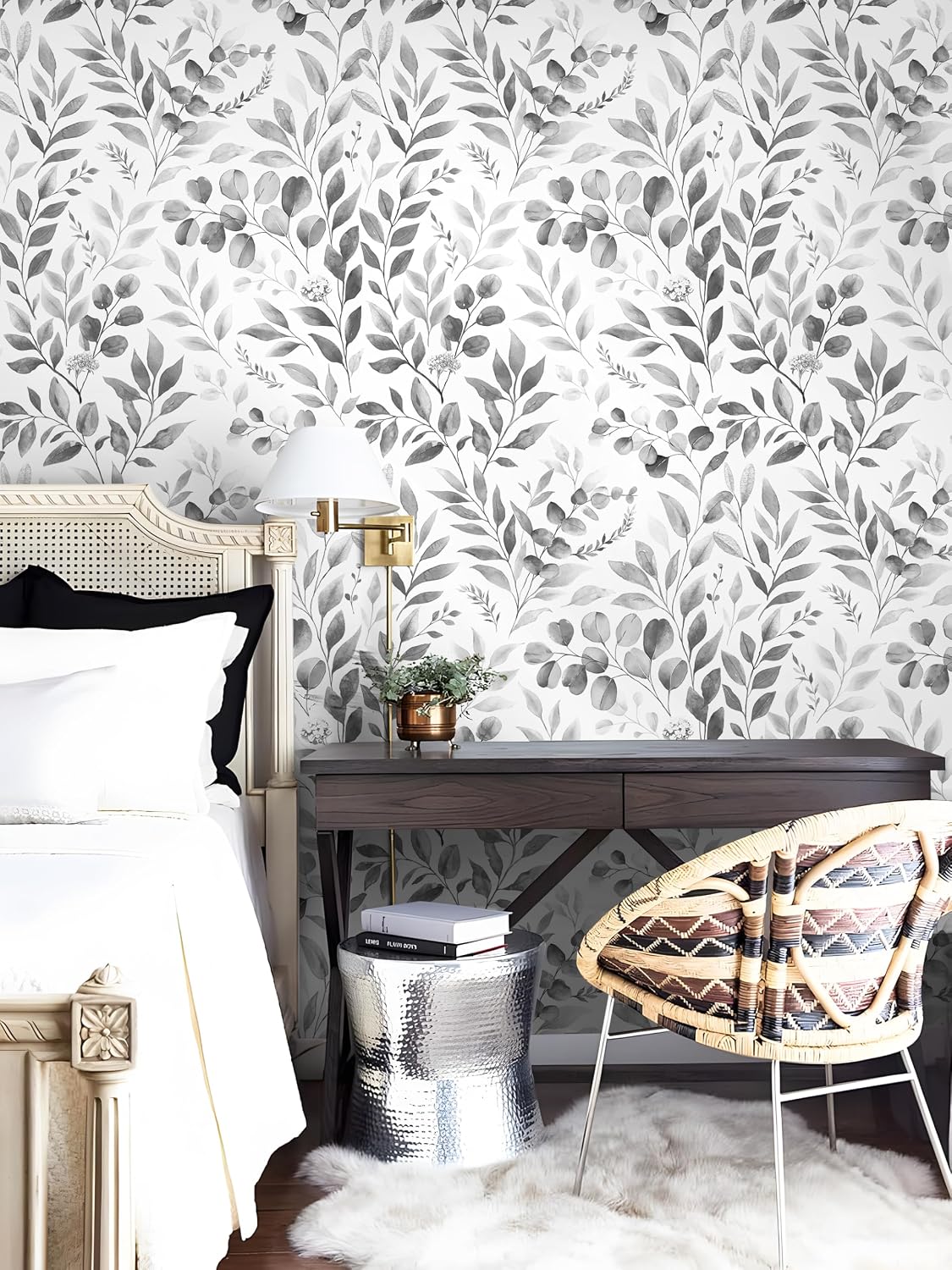 Thumbnail 6 de Eucalyptus Peel-and-Stick Wallpaper 44 cm