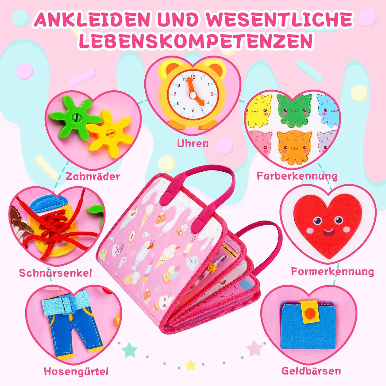 Detalle 2 de Uilfsur Busy Board Eiscreme ab 1 Jahr
