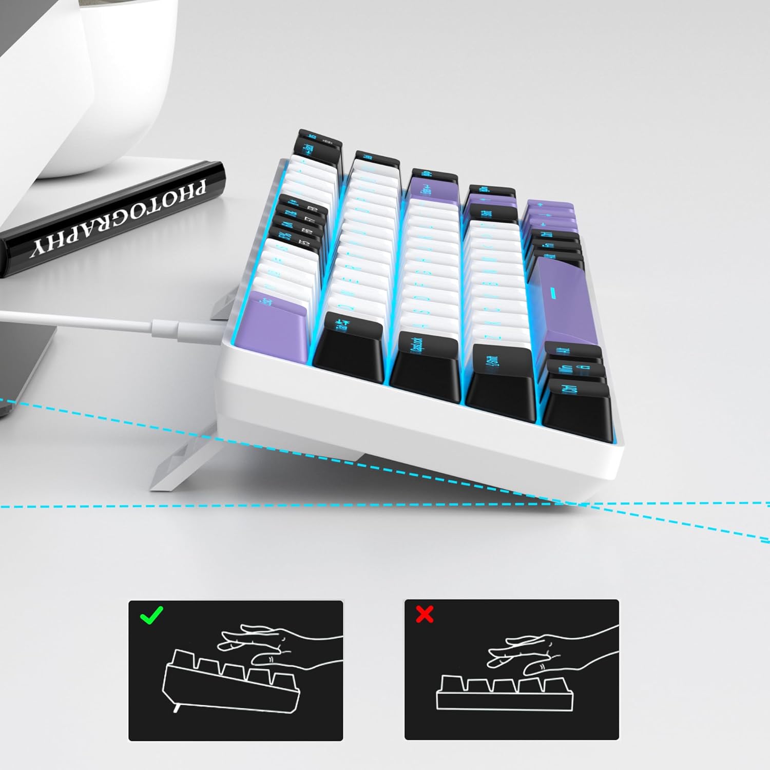 Thumbnail 1 de MageGee MK-Box 68-key 60% mechanical keyboard