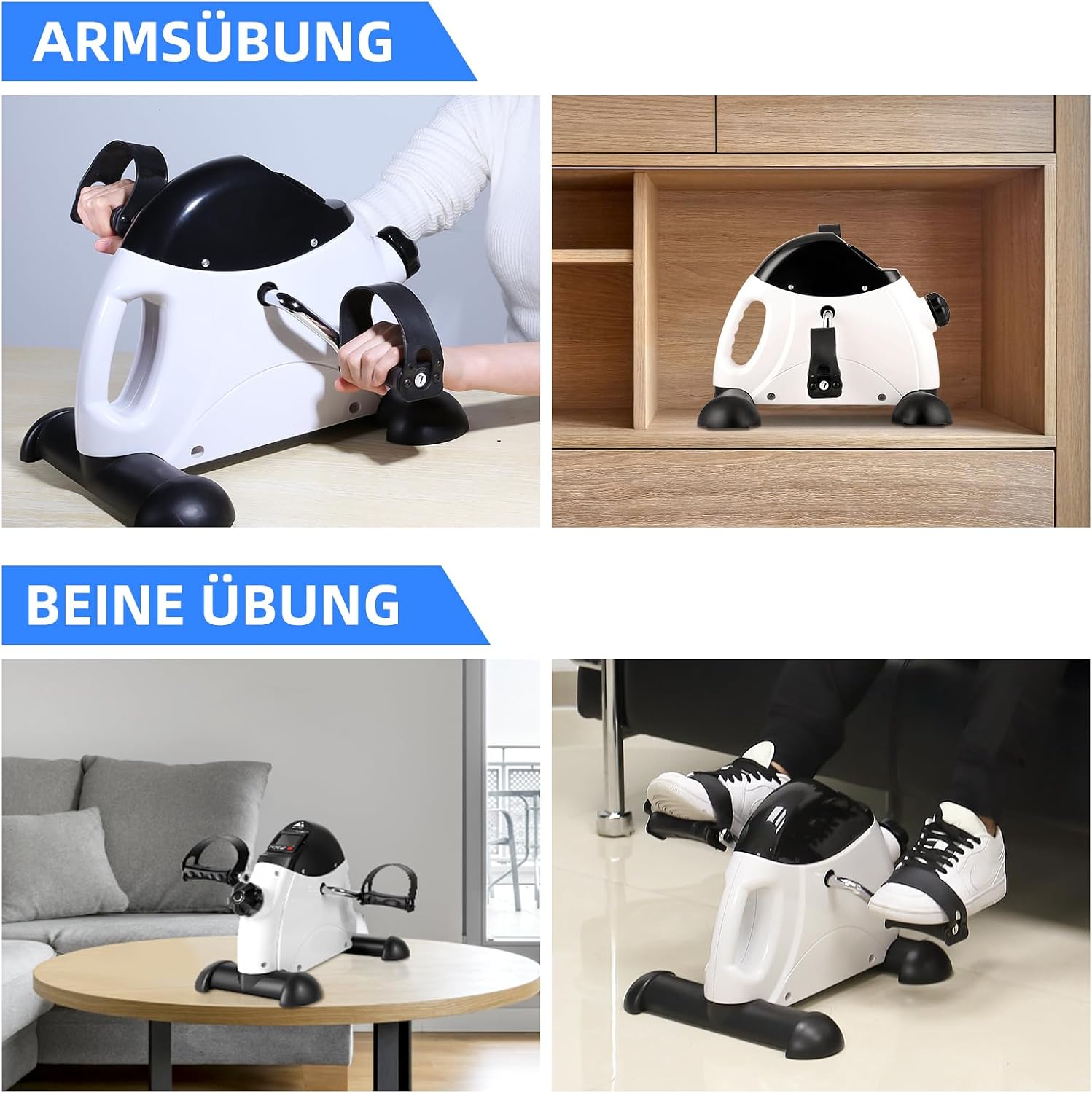 Thumbnail 3 de EVOLAND Heimtrainer Mini Fitnessbike 110 kg