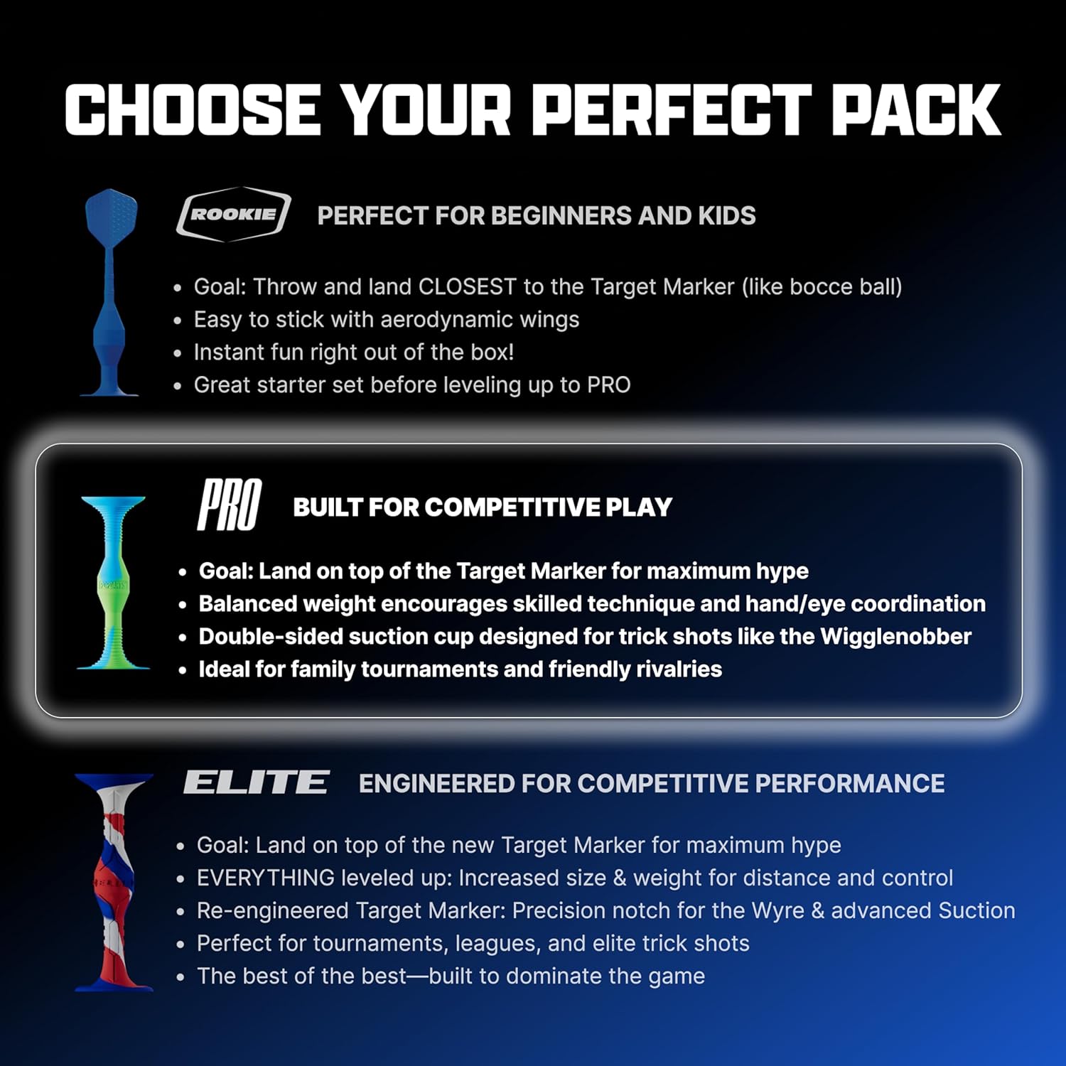 Thumbnail 6 de Popdarts PRO Pack Game Set Retro suction-cup darts