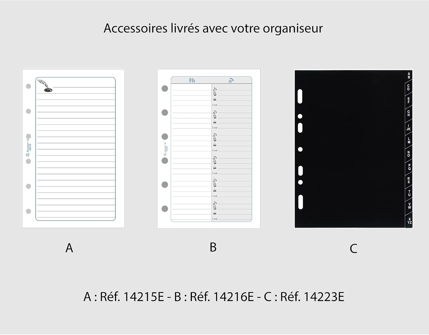 Detalle 1 de Exacompta Exatime 14 organiser 16 mois