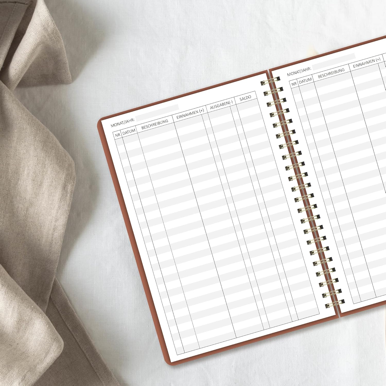 Thumbnail 2 de BIROYAL Kassenbuch A5-120 Seiten – Budget Planner & Einnahmen-Ausgaben Buch