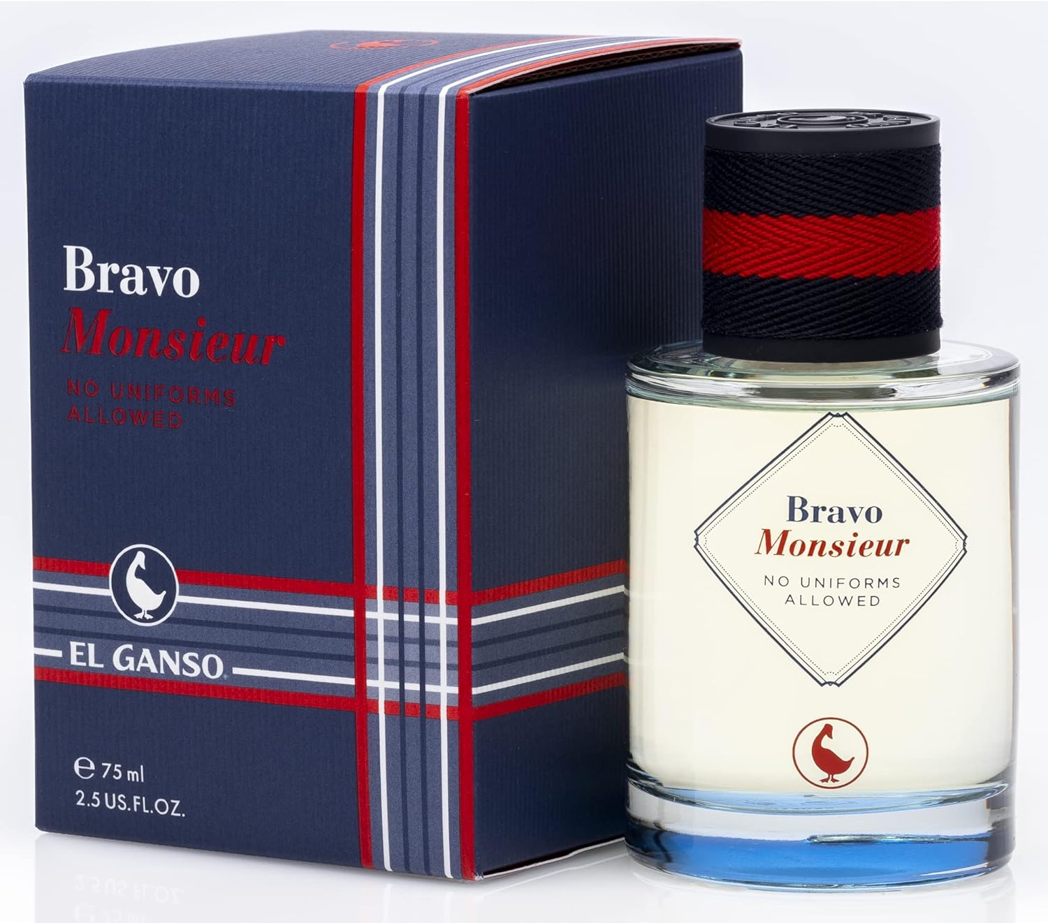 Detalle 2 de El Ganso Bravo Monsieur – Eau de Toilette Uomo 75 ml: note aromatiche con pompelmo, cardamomo, violetta e incenso