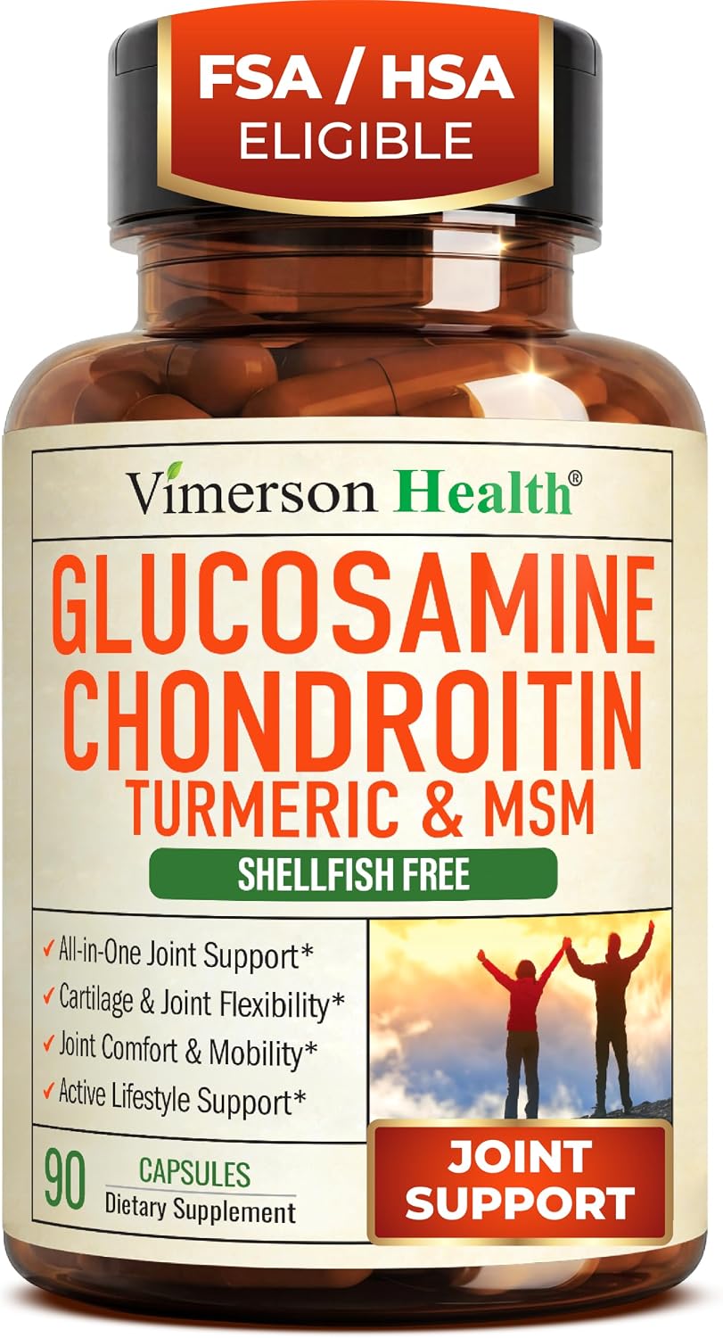 Detalle de Vimerson Health 767278917743 Joint Support, 90 Capsules with Turmeric & Boswellia