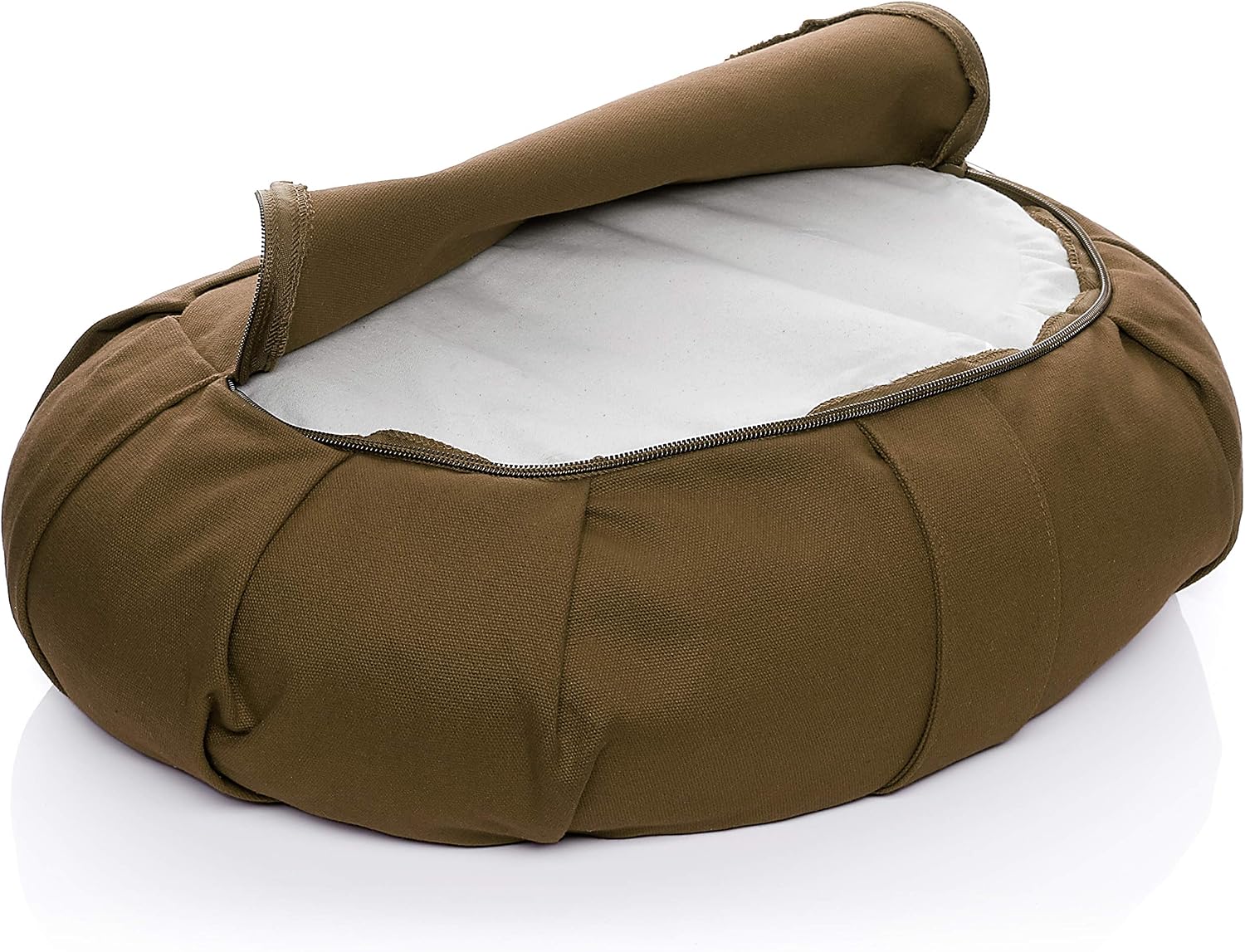 Thumbnail 4 de BODYMATE cuscino da yoga a mezzaluna in grano saraceno 42×30×15 cm