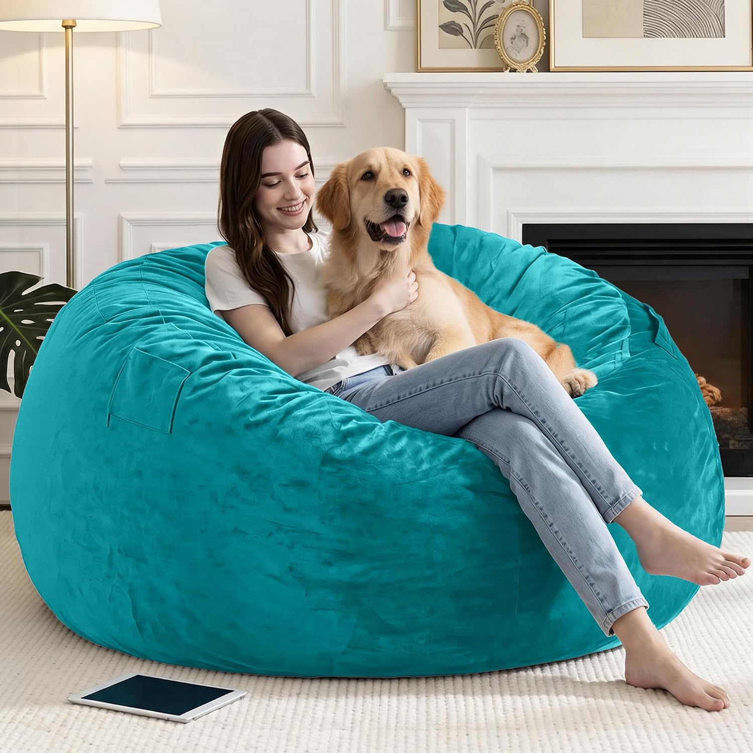 Thumbnail 6 de Lilanoon Bean Bag Chair 5FT