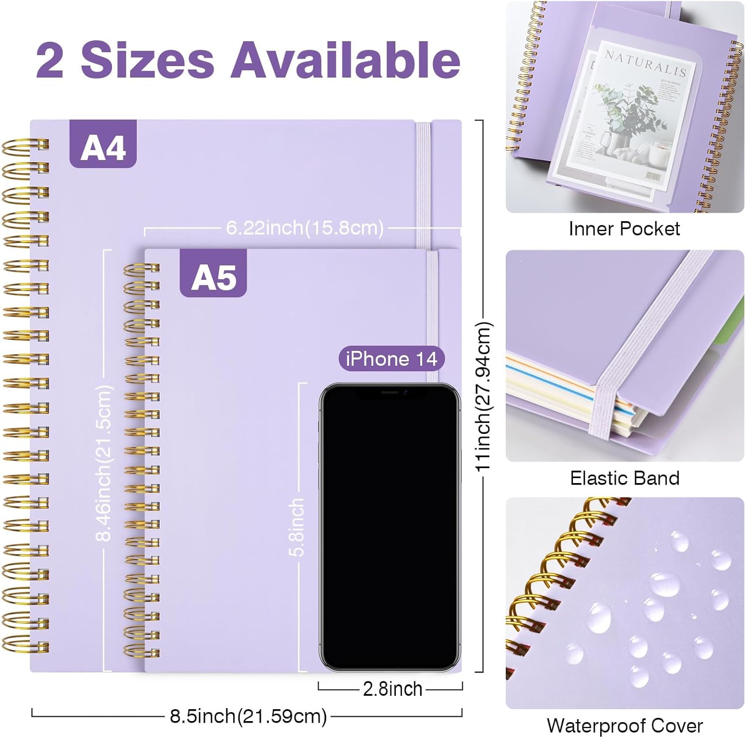 Thumbnail 4 de Carnet A4 ligné 300 pages