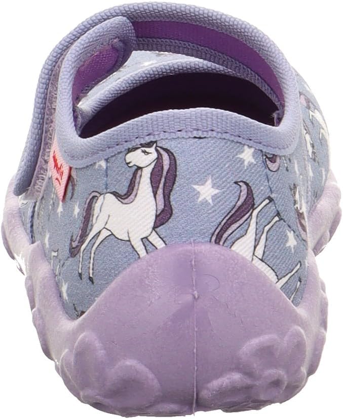 Thumbnail 2 de Superfit Mädchen Bonny Hausschuhe 36 EU – blau/multicolor, vegan, Klettverschluss