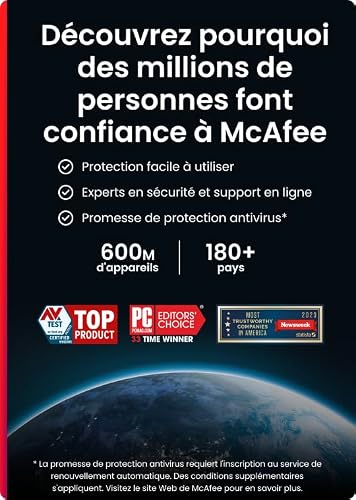 Thumbnail 6 de McAfee Total Protection 10 appareils 2026 – Abonnement 12 mois sur Amazon