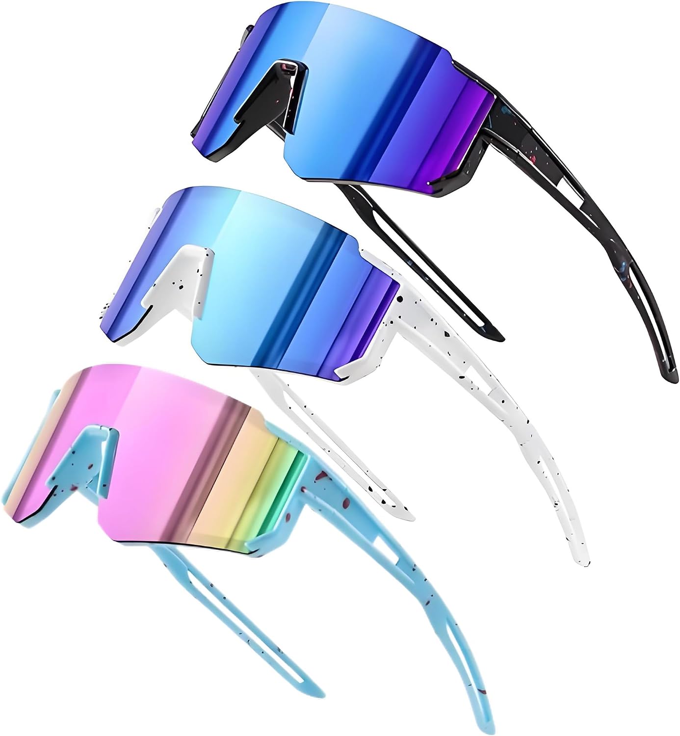Dreaku Kinder-Fahrradbrille 3er Set