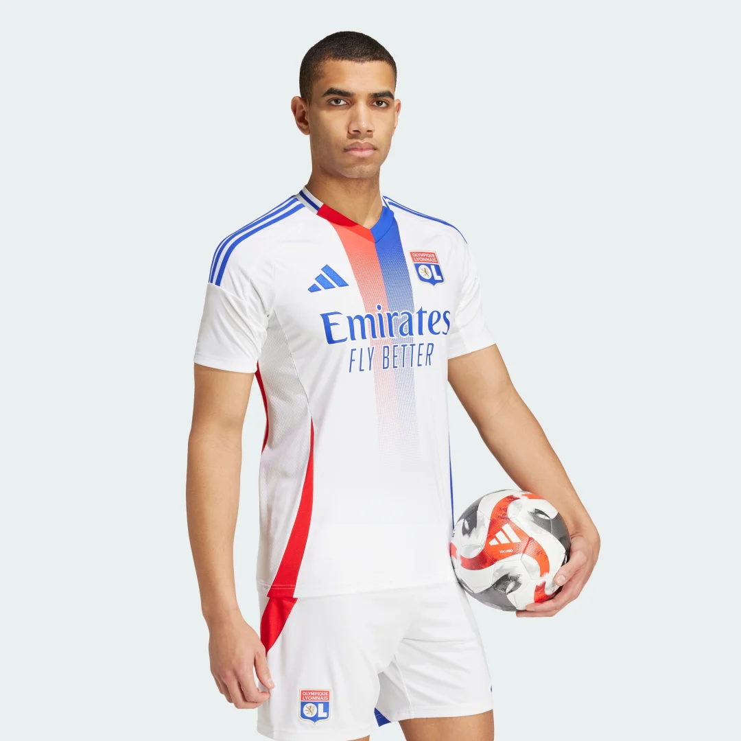 Detalle de Olympique de Lyon 24/25 Camiseta de Primera Equipación