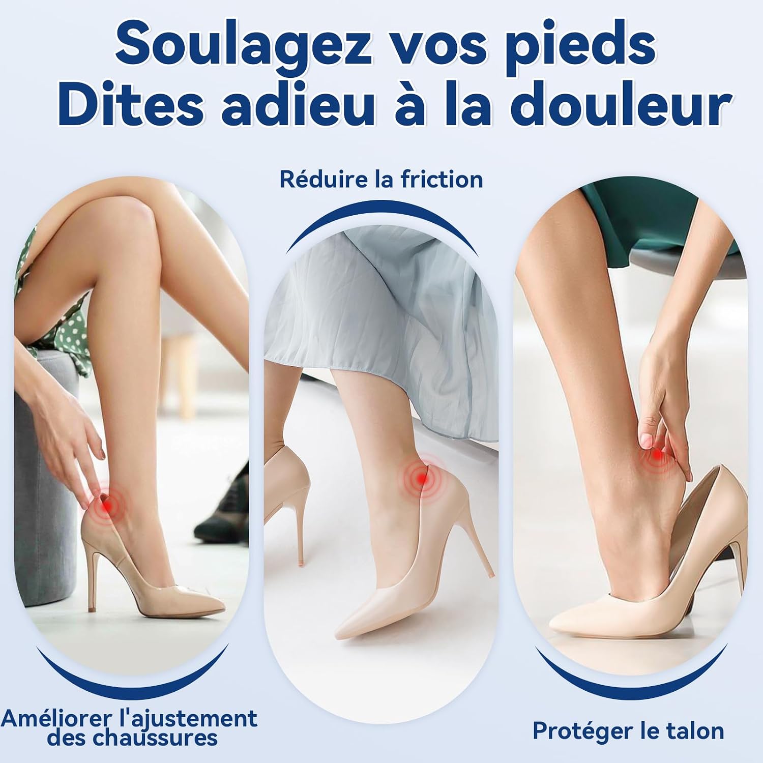 Detalle 2 de AnjoCare Coussinets de Talon 3 paires