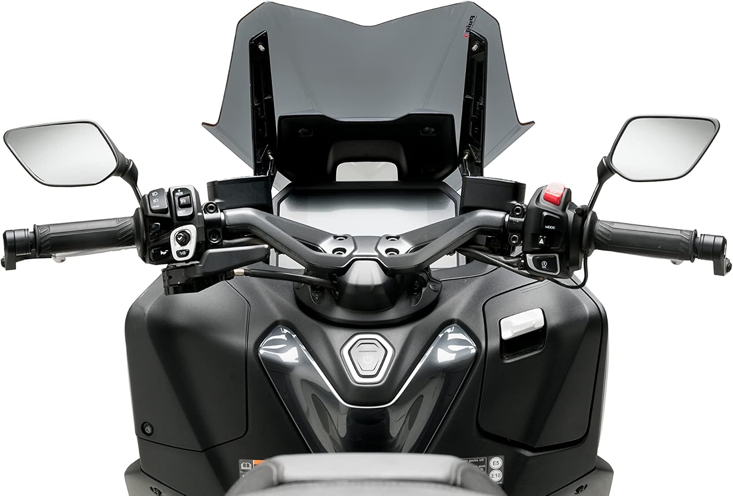 Detalle de Puig 21269F Verkleidungsscheibe für Maxiscooter – sportlich, aerodynamisch und TÜV-konform