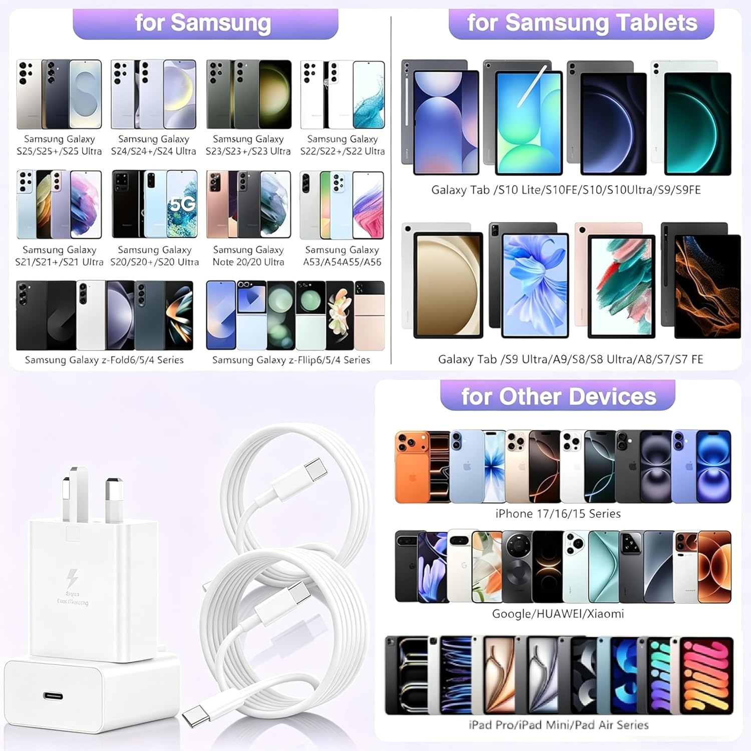 Thumbnail 6 de 20W iPhone Fast Charger with 2m USB‑C to Lightning cable