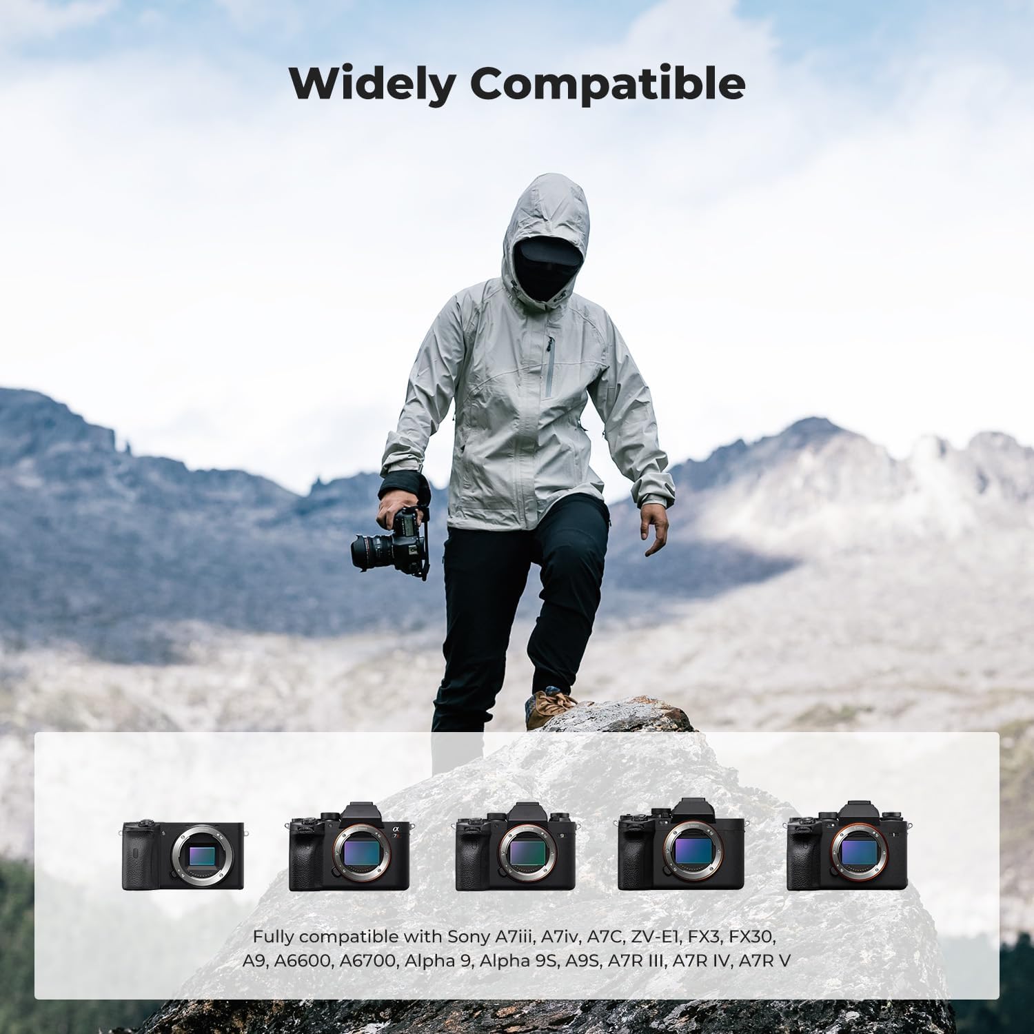 Thumbnail 2 de K&F CONCEPT NP-FZ100 Battery and Dual USB Charger Kit for Sony A7 IV/A7 III/A9 and more (2280mAh)