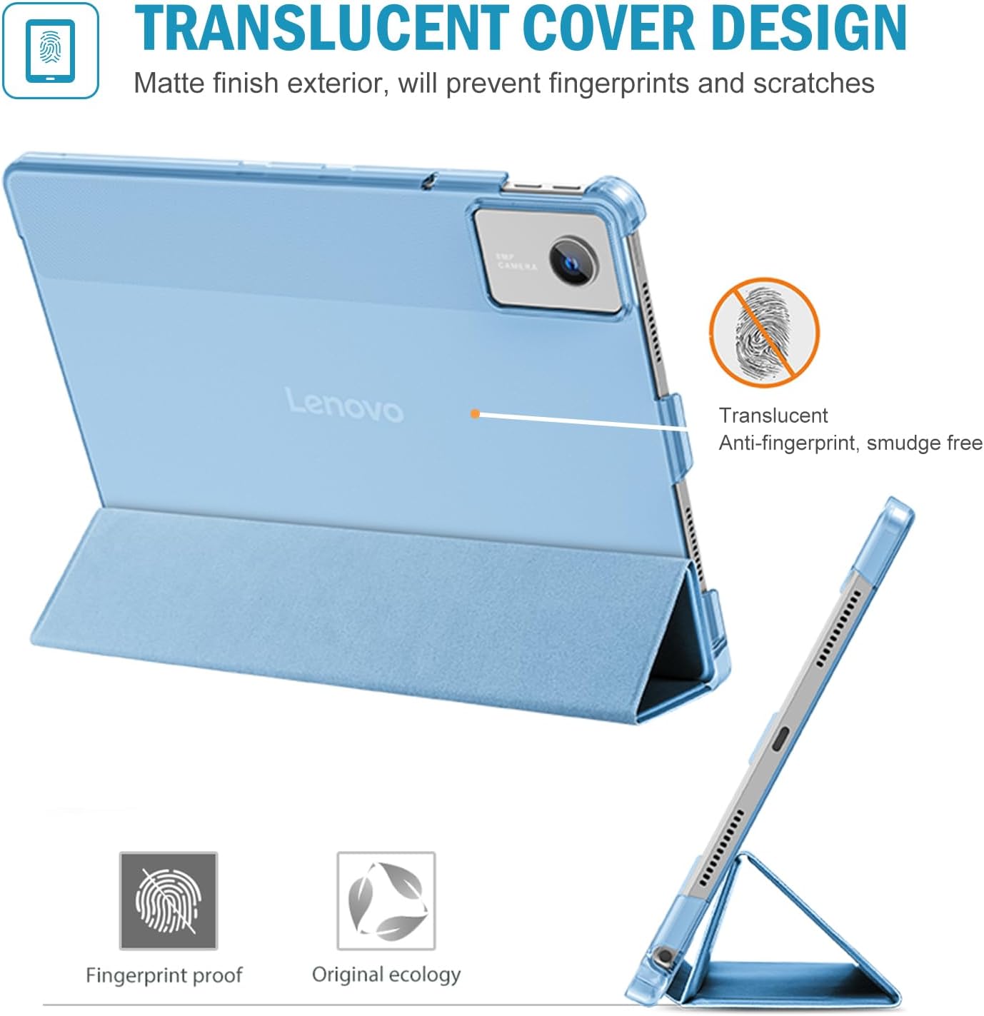 Detalle de ProCase Folio Case for Lenovo Idea Tab 11" TB-336FU with pen holder