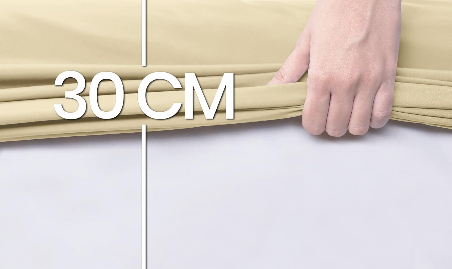 Thumbnail 4 de Utopia Bedding Sabana Bajera Microfibra 160x200x30 cm