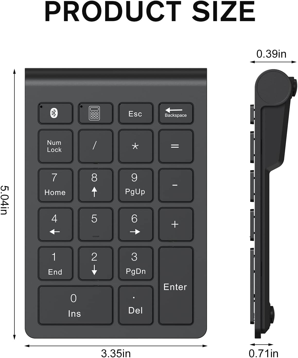 Thumbnail 3 de cimetech Bluetooth Numpad mit 22 Tasten