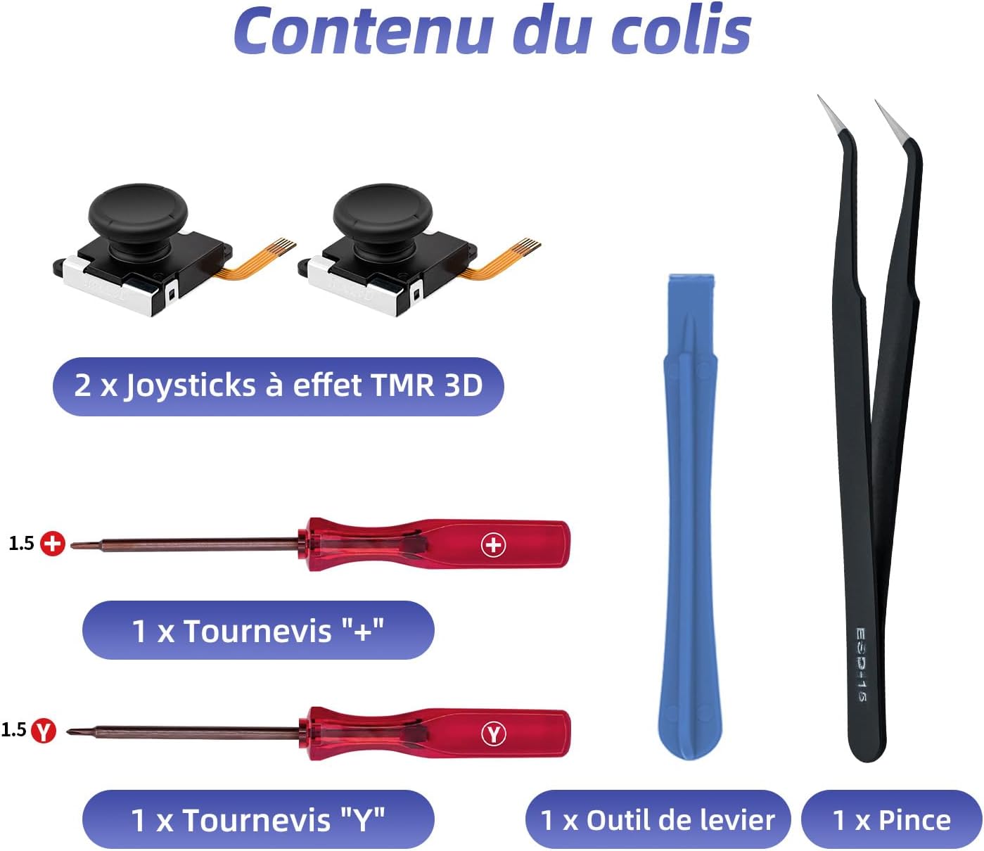 Thumbnail 6 de Tolesum Joystick TMR 3D pour Switch