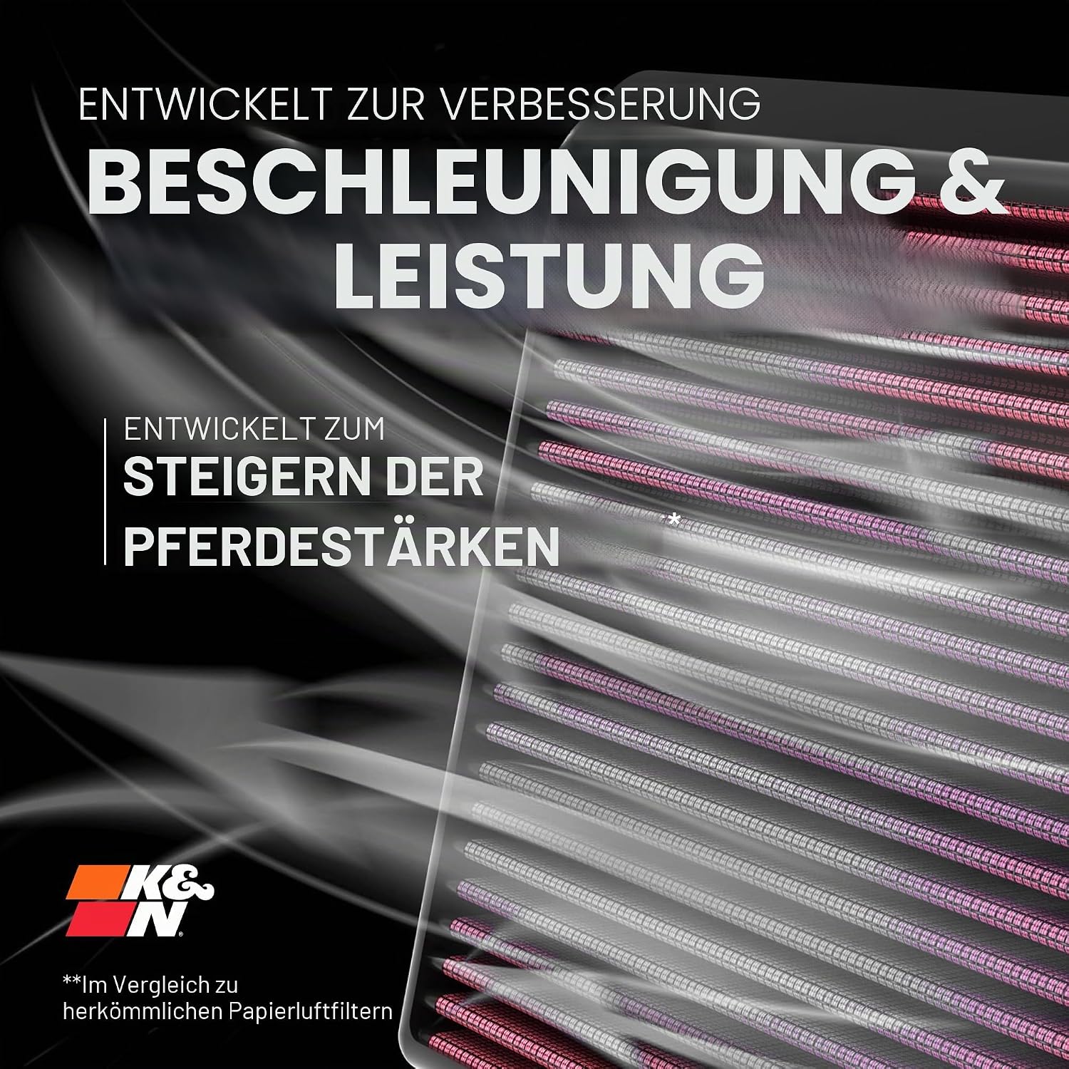 Thumbnail 1 de K&N 33-2273 Motorluftfilter mit 50.000 Meilen