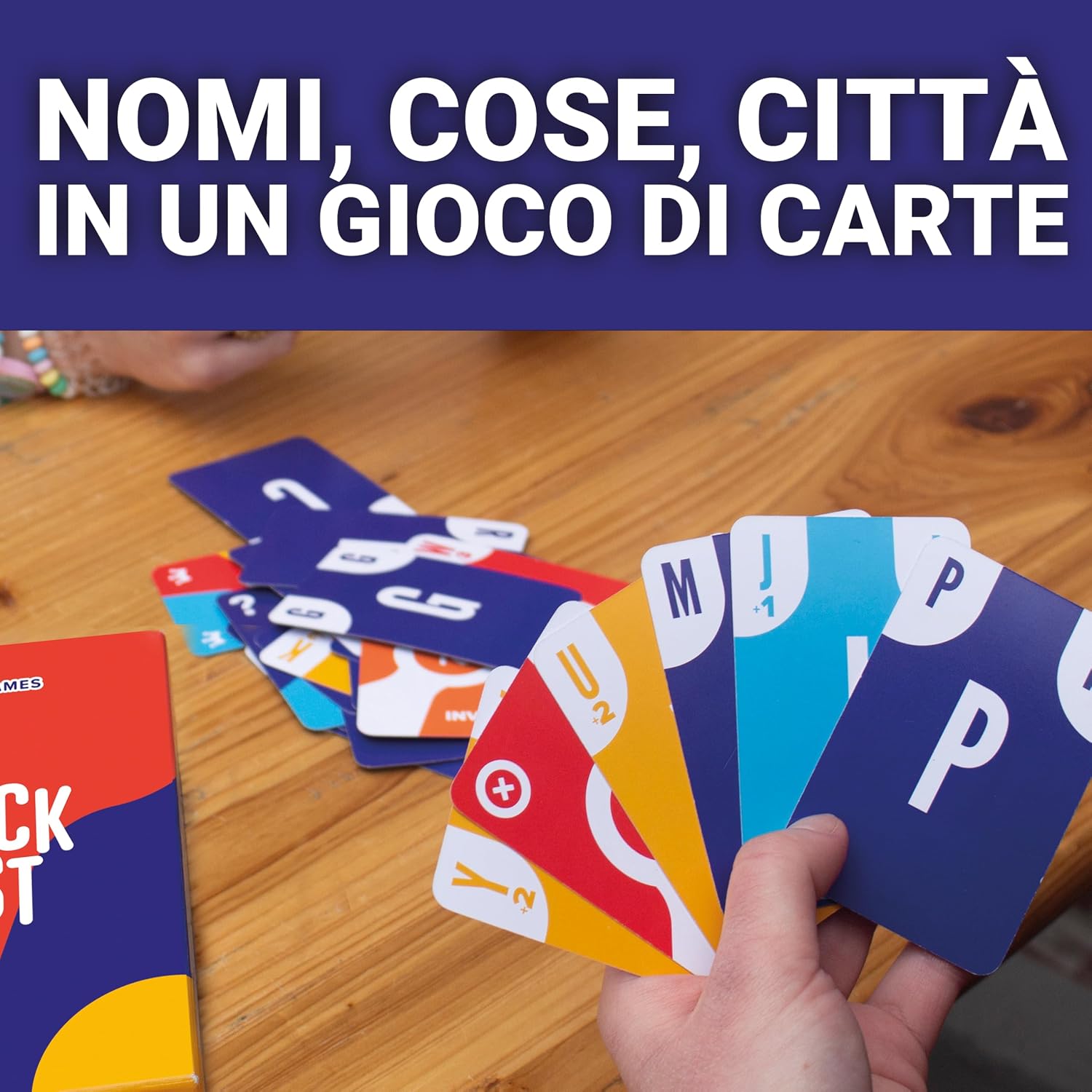 Detalle 2 de CRACK LIST Gioco di carte per 2-8 giocatori, 30 min 🎲