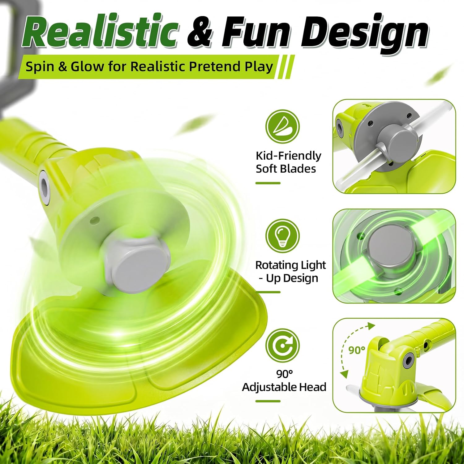 Detalle de Pandapop Kids Weed Wacker Toy