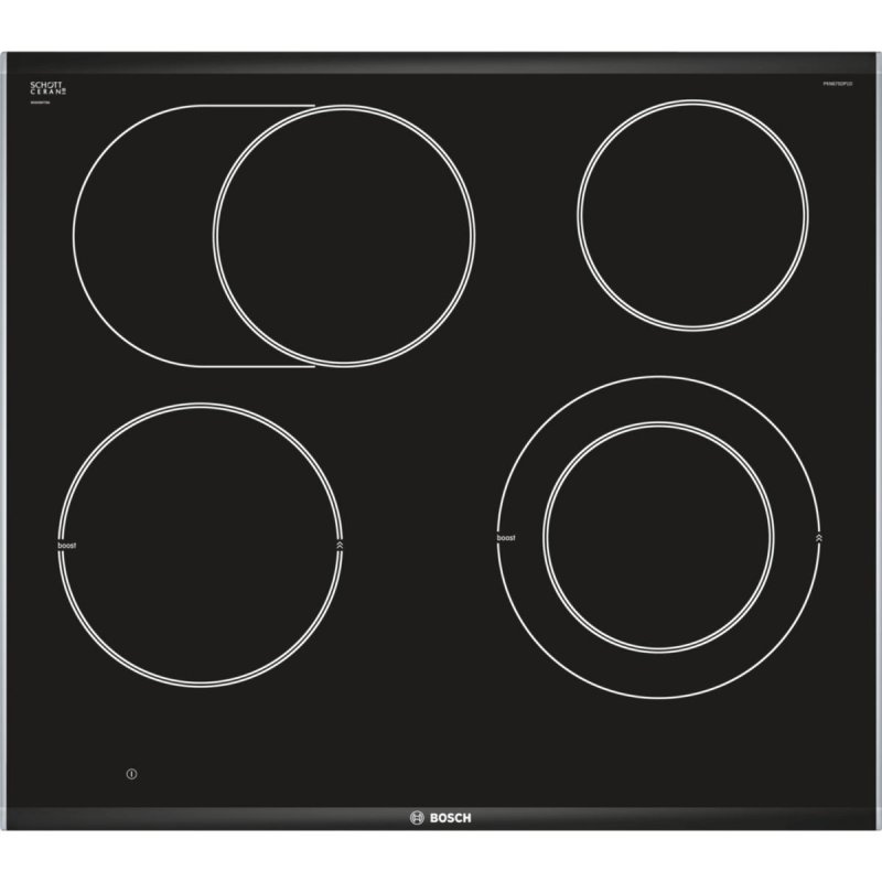 Detalle de Bosch PKN675DP1D vitrocerámica 4 zonas