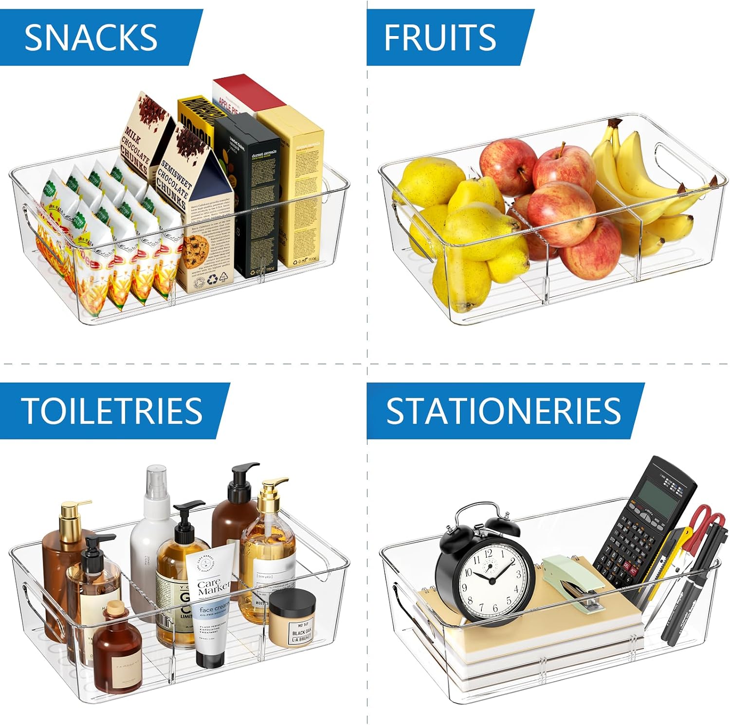 Thumbnail 4 de Pantry Organizers and Storage 8-Pack Snack Bins