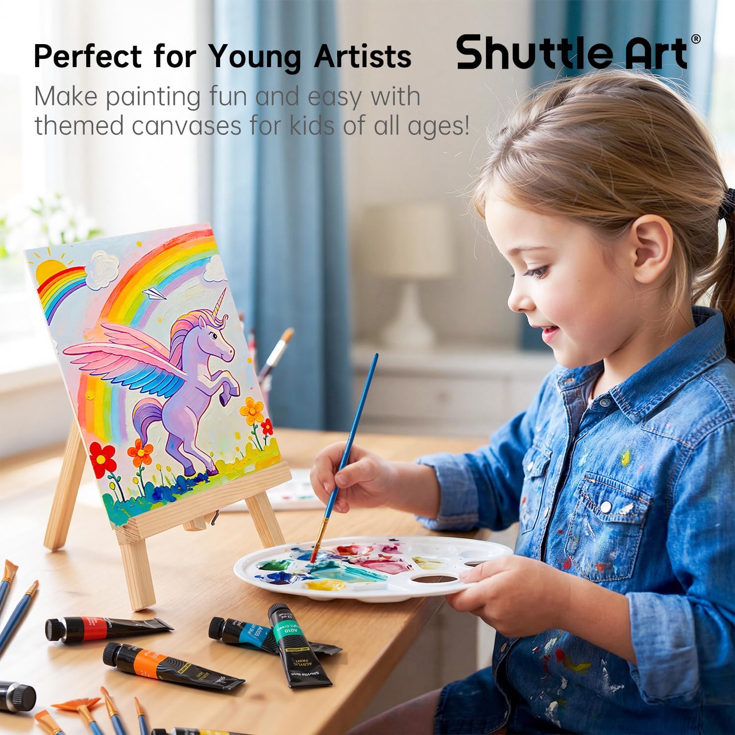 Thumbnail 5 de Shuttle Art Malset für Kinder 69-teilig