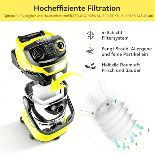 Detalle de howekuze Staubsaugerbeutel, 10 Stück