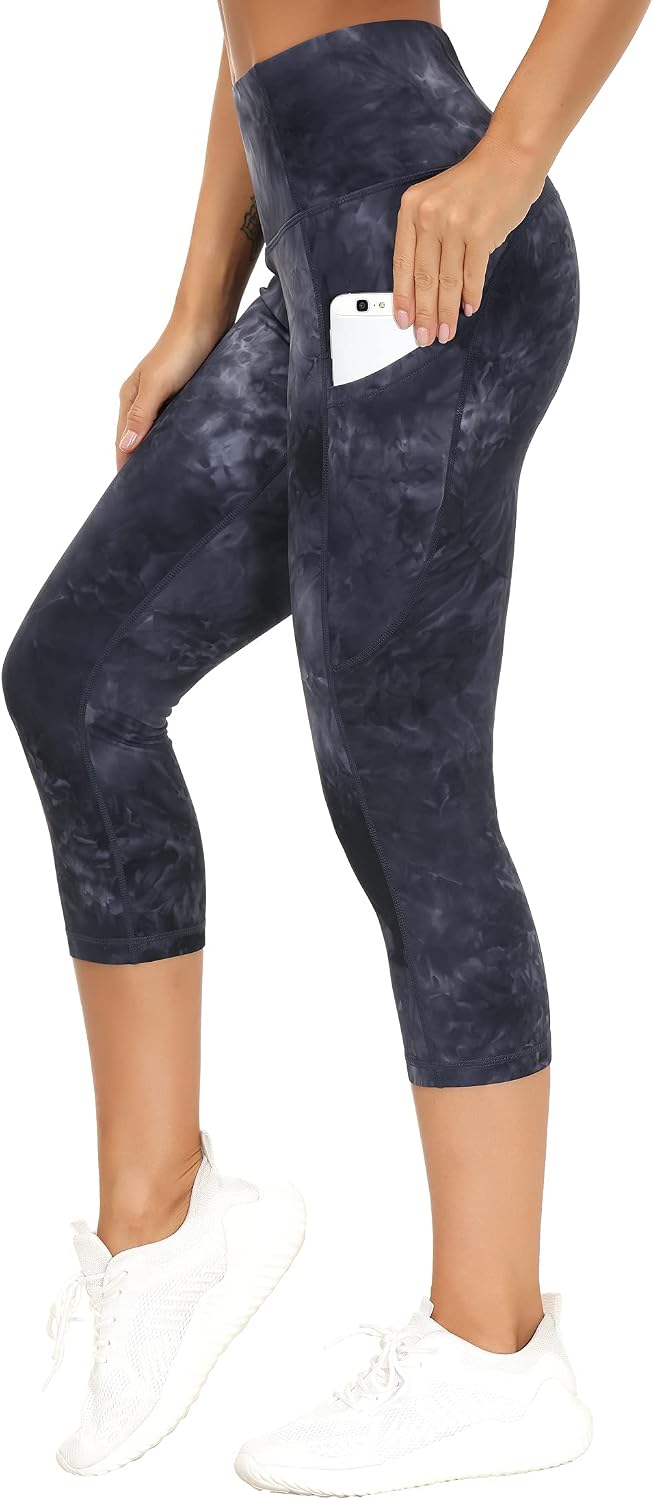 Detalle de THE GYM PEOPLE High Waist Capris Yoga Pants