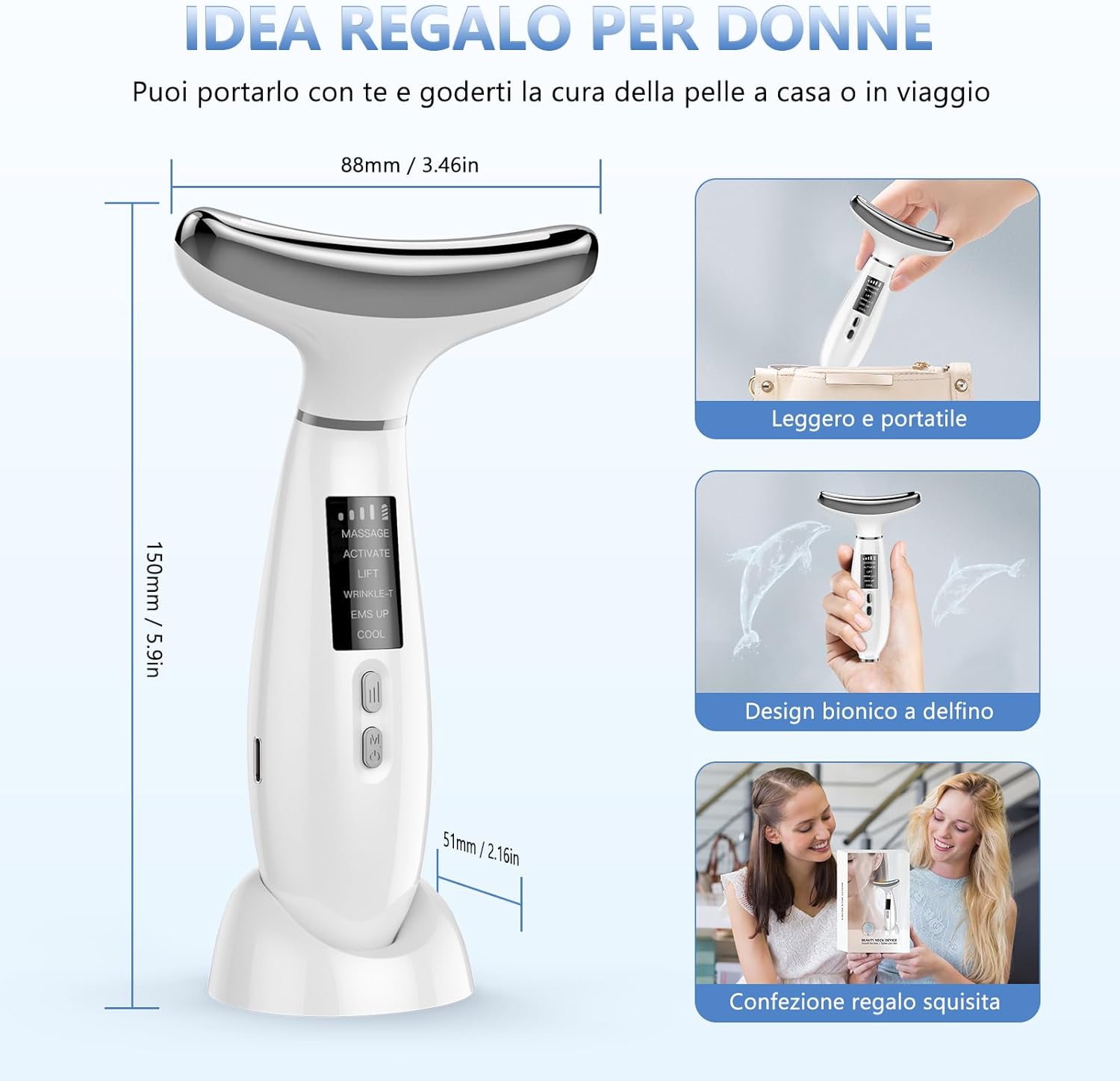 Thumbnail 6 de Massaggiatore Viso Lifting 6 modalità 45°C