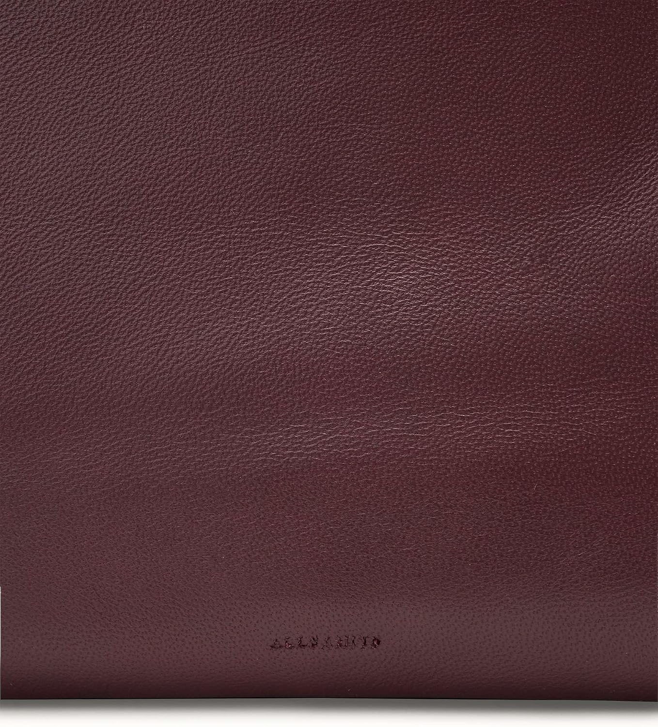 Detalle de AllSaints Embrayage Bettina, rouge foncé – Taille unique