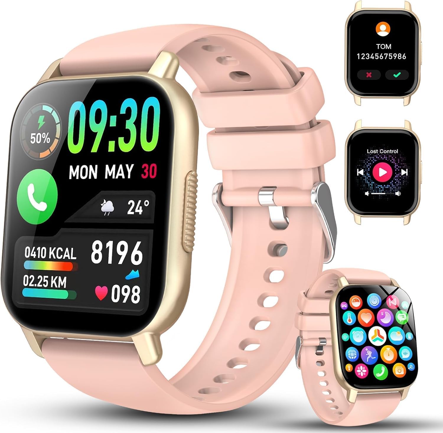 Thumbnail 6 de WeurGhy Y6 Smart Watch for Men & Women with Answer Dial Calling, 1.91" Bluetooth 5.4