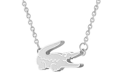 Detalle 2 de Lacoste Pulsera de cadena CROCODILE Plata Talla única 💍