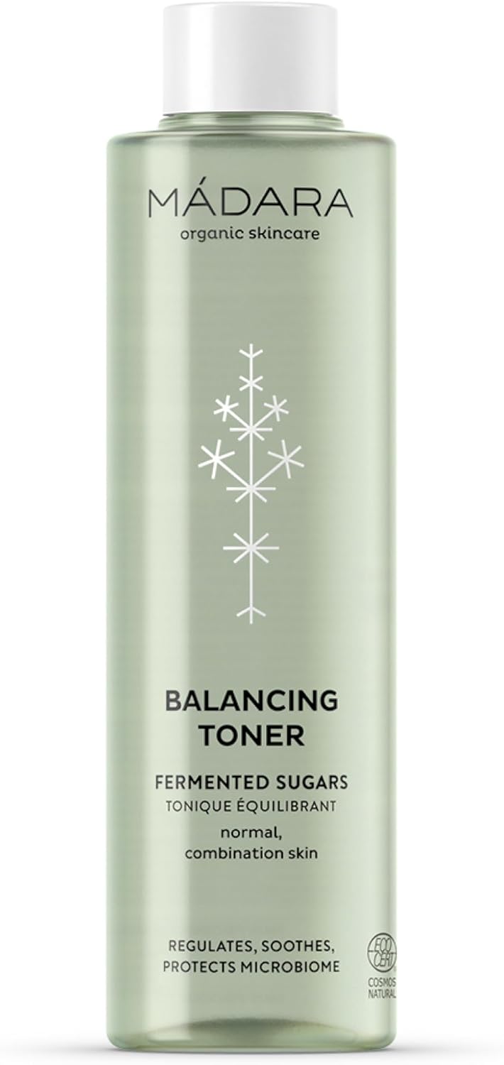 MÁDARA Balancing Toner 200 ml – Rafraîchit et Hydrate, Peaux Normales et Mixtes