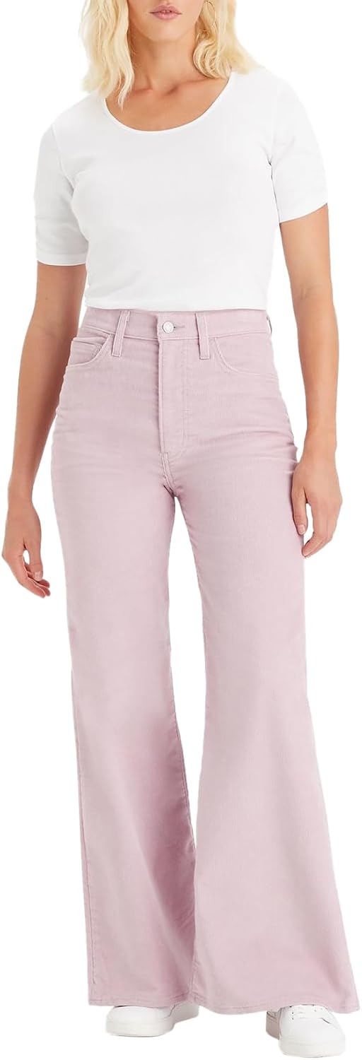 Detalle de Levi's Ribcage Wide Leg Jeans Femme – Ultra-haut et iconic