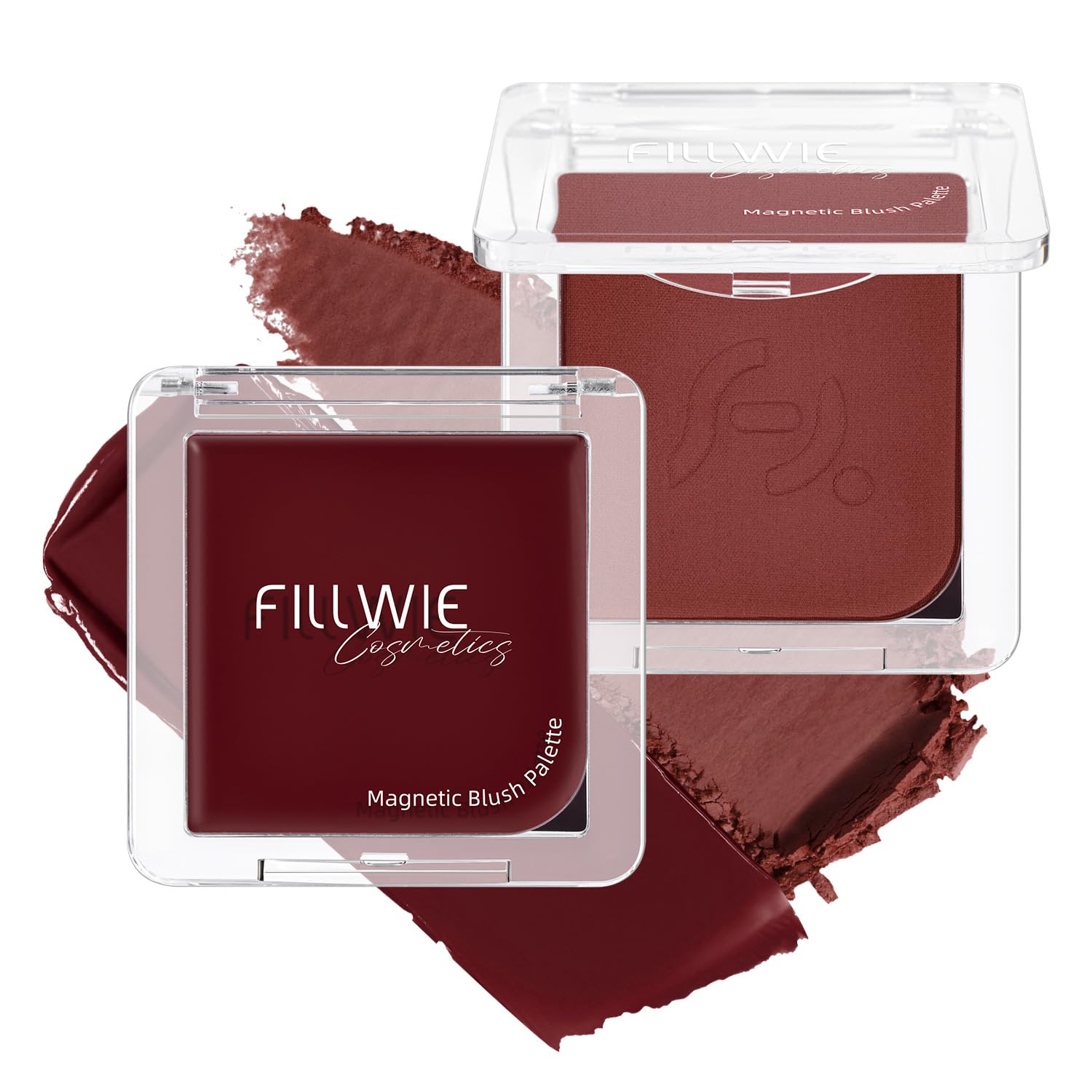 Detalle de Fillwie Cream and Powder Blush Duo in Wine/Berry