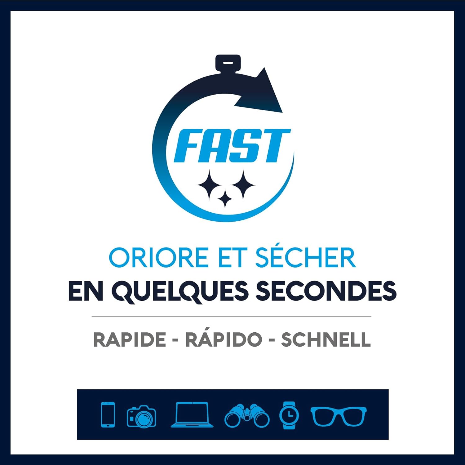 Thumbnail 2 de 200 lingettes humides biodégradables Udiclean à séchage rapide pour le nettoyage des appareils auditifs