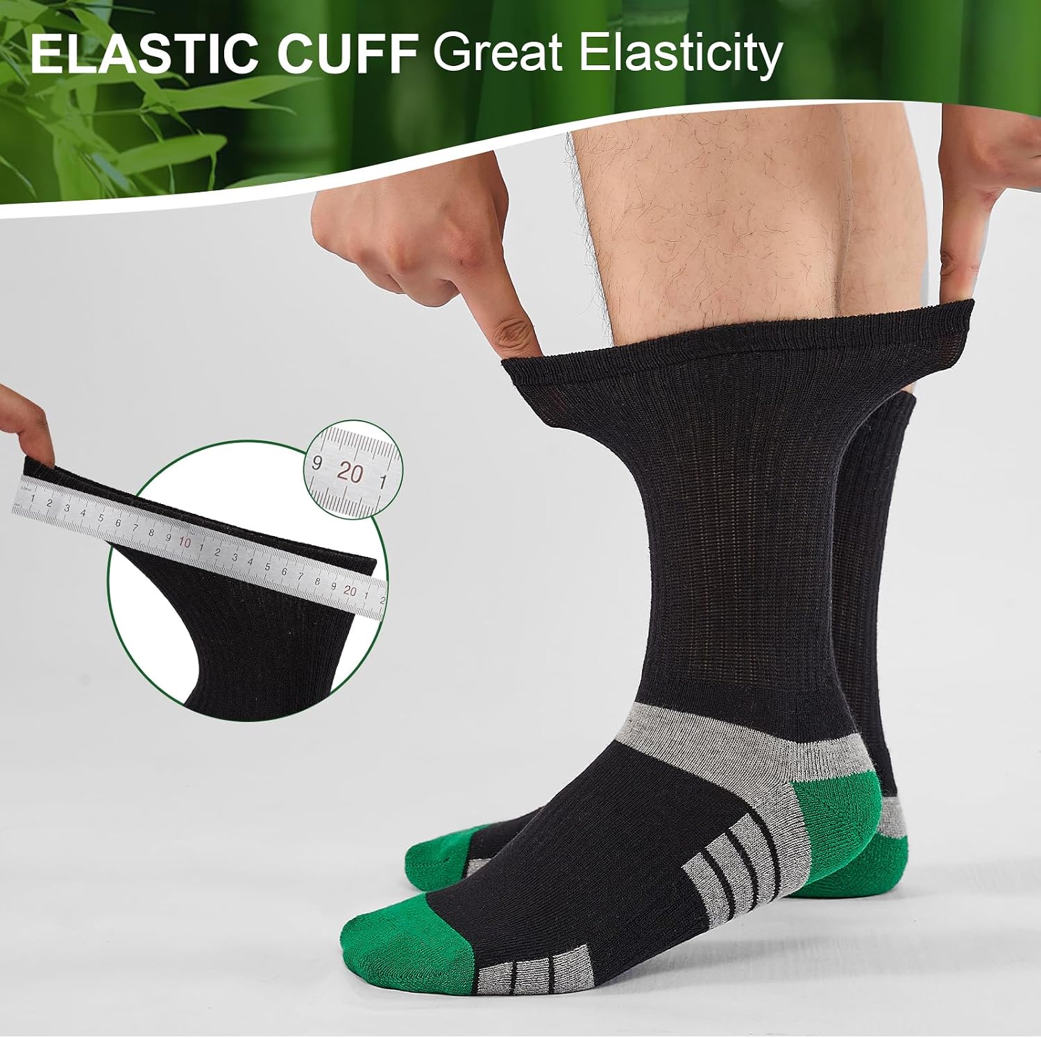 Thumbnail 5 de Stoeury Mens Bamboo Socks 6 Pairs