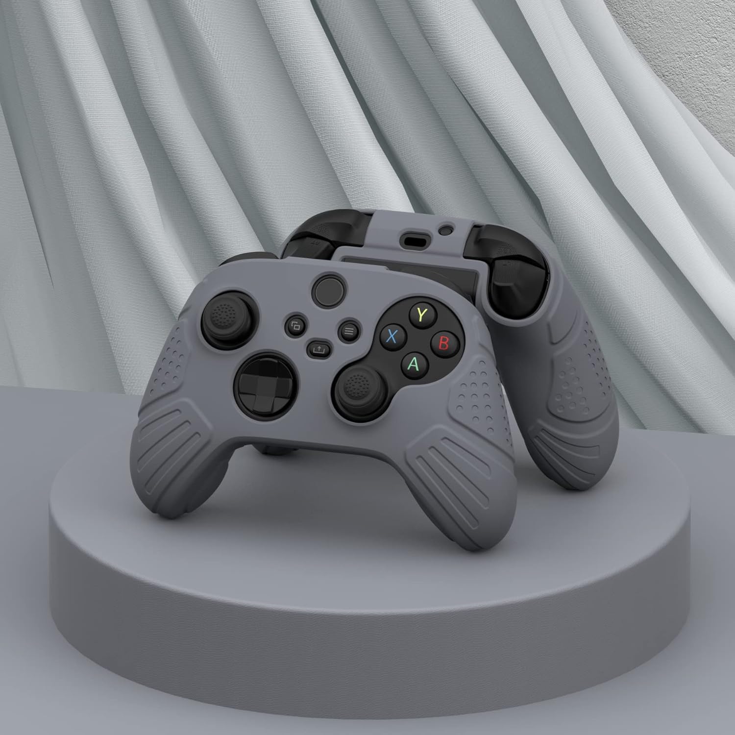 Thumbnail 4 de eXtremeRate PlayVital Guardian Edition Grey ergonomic anti-slip silicone case for Xbox Series S/X controllers