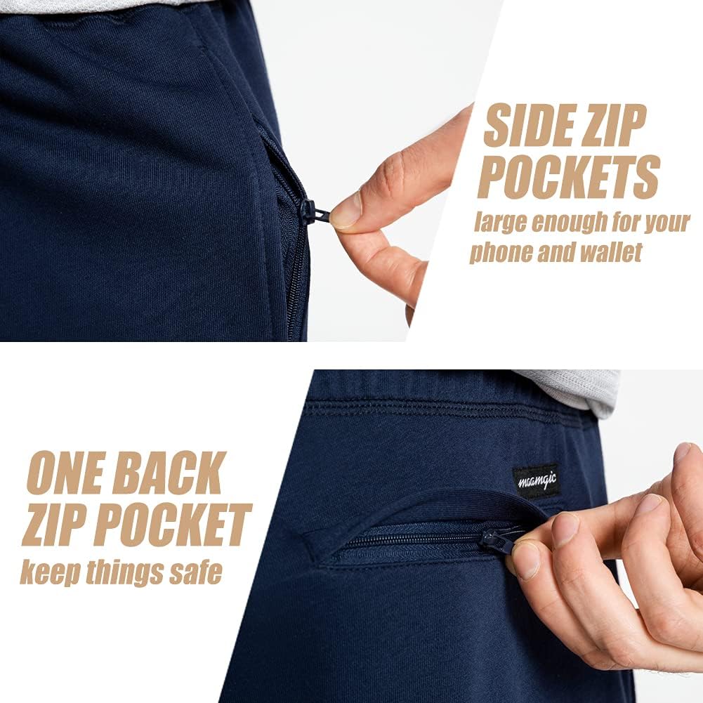 Thumbnail 3 de Mens Gym Shorts with Zipper Pockets 7 in