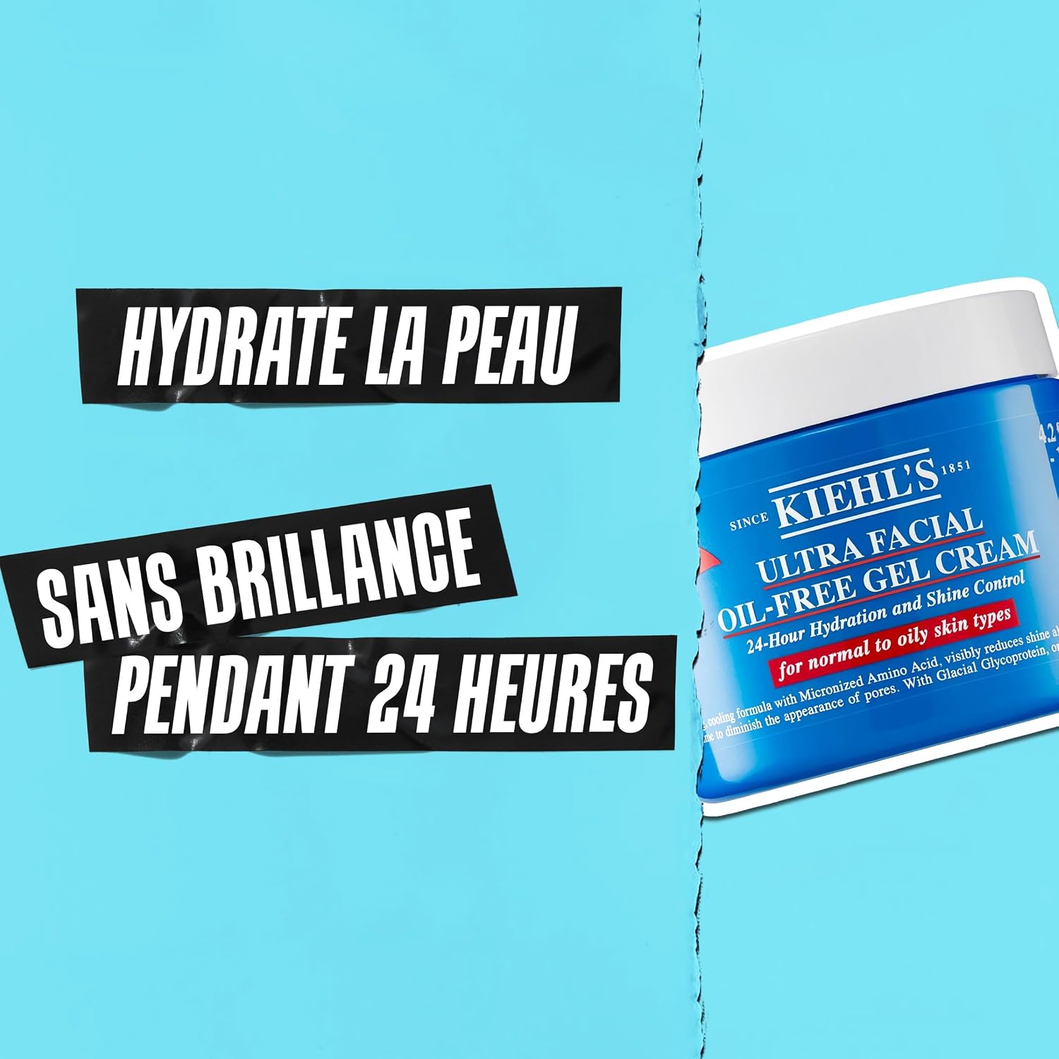Detalle de Kiehl's Gel-Crème Ultra Facial pour Peau Normale à Grasse — Anti-Brillance et Réduction du Sébum