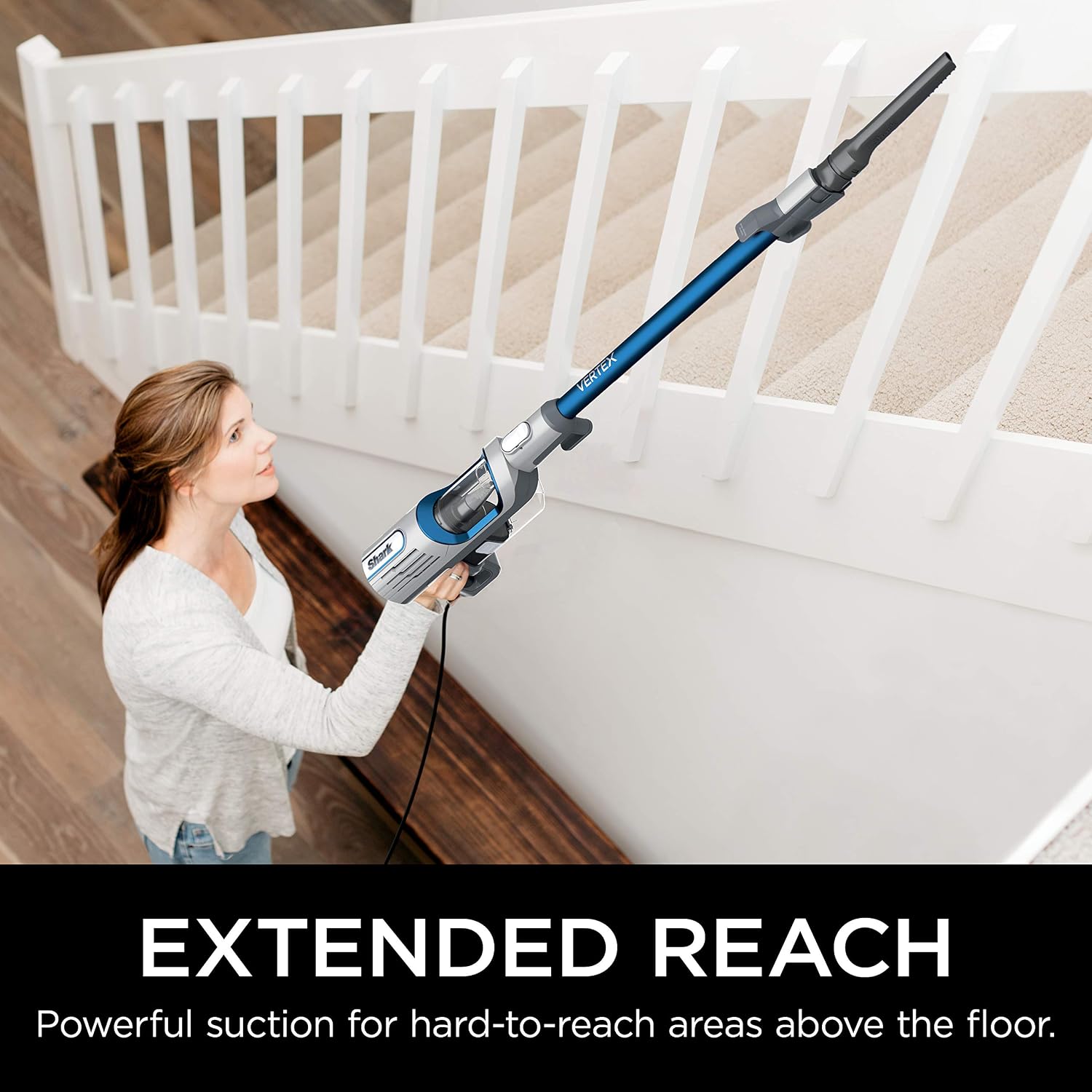 Detalle de Shark Vertex Ultralight stick vacuum 🧹